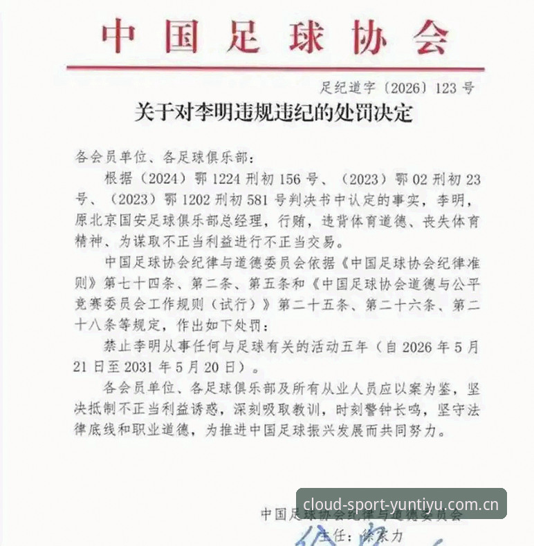 云体育iOS下载 揭秘中国足协第三批禁足名单背后:65名足球从业者的堕落与救赎